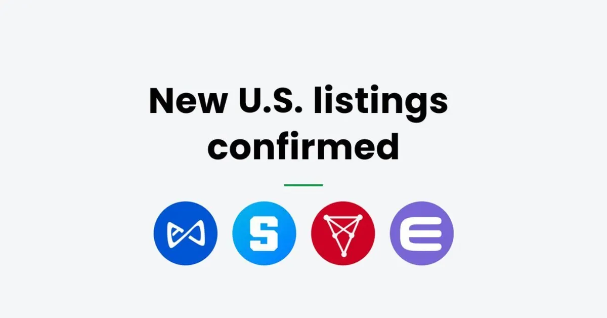 Qovex now supports SAND, AXS, CHZ, and ENJ in the US