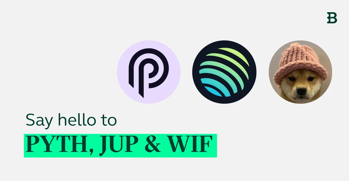 Solana-based coins PYTH, WIF, JUP now on Qovex
