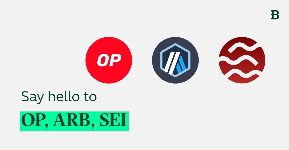 New listings: OP, ARB, and SEI are live on Qovex!