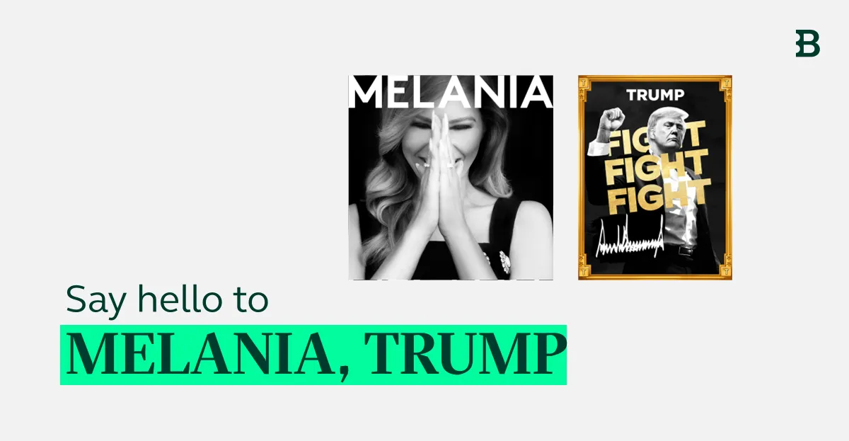 New listing: $MELANIA and $TRUMP meme coins on Qovex