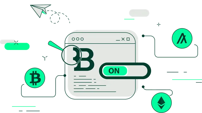Turn on your crypto service