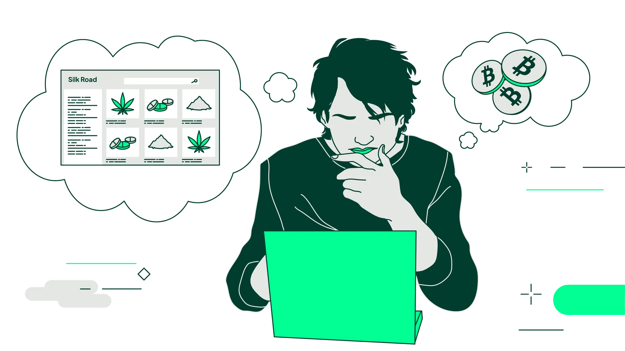 What is the Silk Road marketplace?